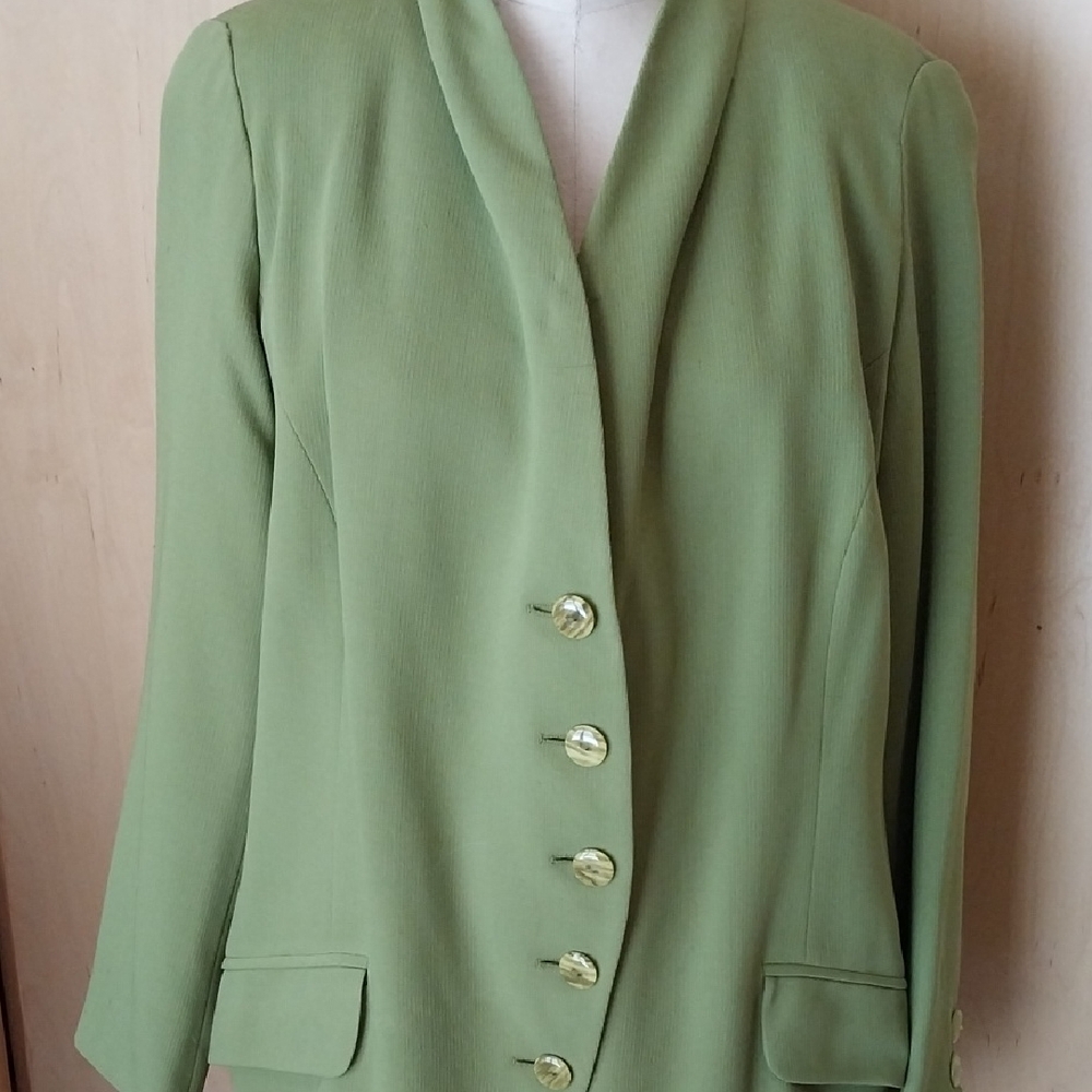 Vintage Lime Green KL By Karl Lagerfeld Jacket EU Size 46